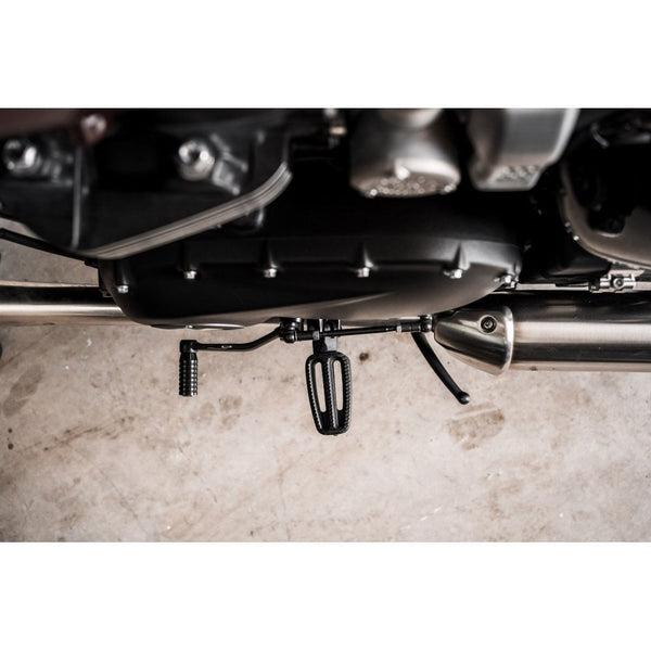 Motone Ranger Foot Pegs - Rider Set - Bobber/Speedmaster - BLACK