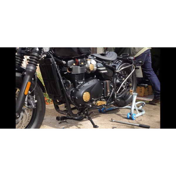 Motone Ranger Foot Pegs Triumph Bobber BRASS
