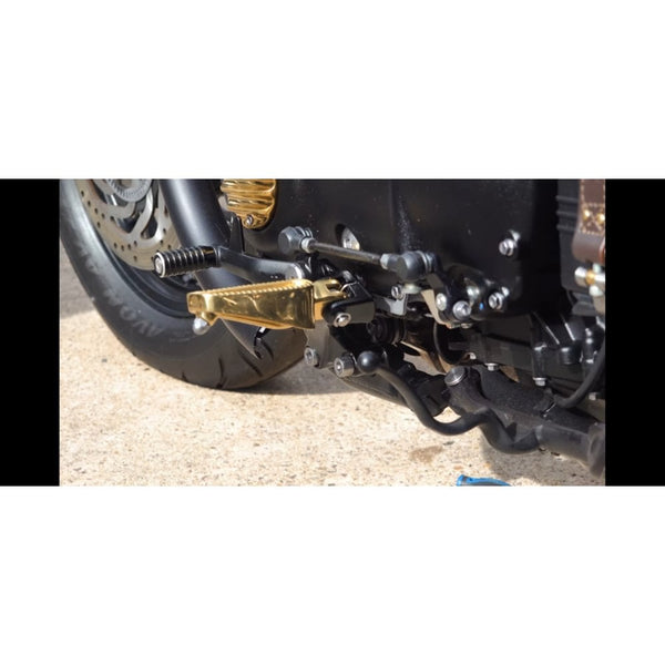 Motone Ranger Foot Pegs Triumph Bobber BRASS