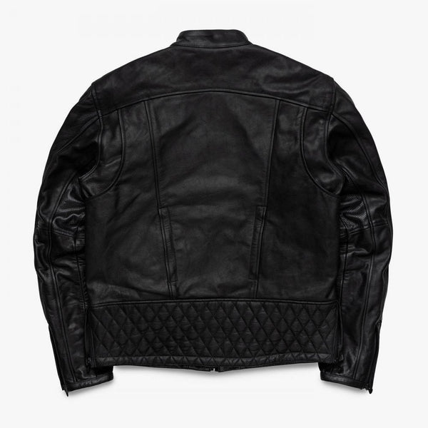 Motone Revolver Leather Jacket (Black) - Extra Large Size: Extra Large
