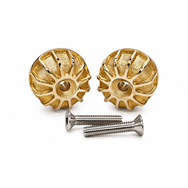 Motone Royal Enfield Bar End Weights - Brass - GEMINI