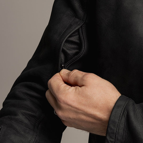 Motone Shogun Leather Jacket (Black) - Extra Large Size: Extra Large