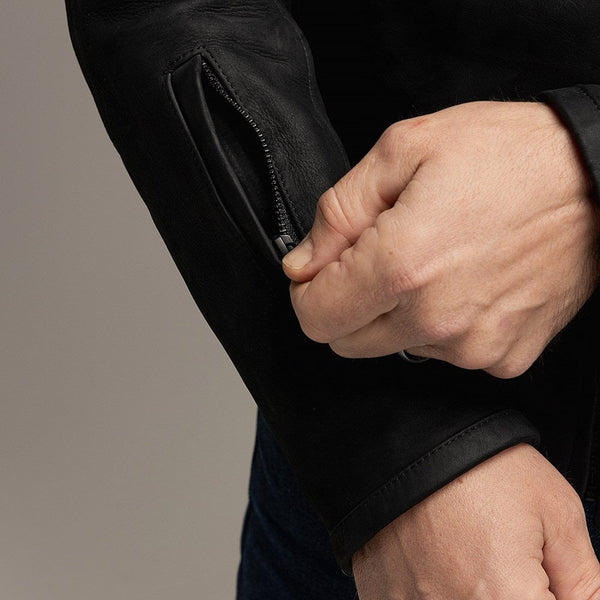 Motone Shogun Leather Jacket (Black) - Extra Large Size: Extra Large