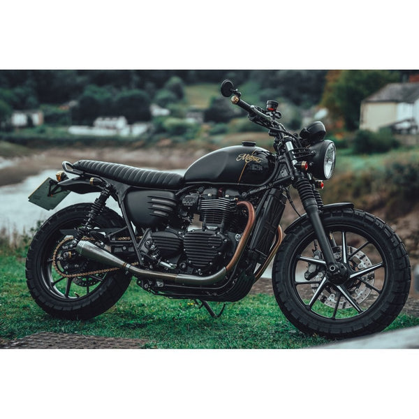 Motone Shorty - Front Mudguard/Fender - Black Anodised Aluminium - LC