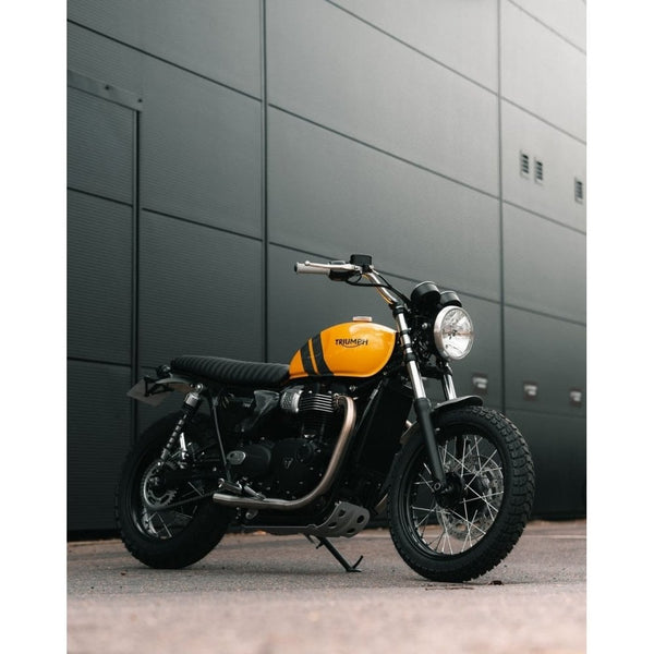 Motone Shorty - Front Mudguard/Fender - Brushed Aluminium - LC Bikes