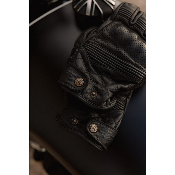 Motone Spectre Gloves - Analine - Black - Large Size: Large