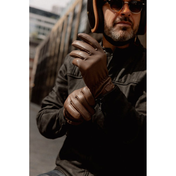 Motone SPIRIT Gloves - Brown - Large Size: Large