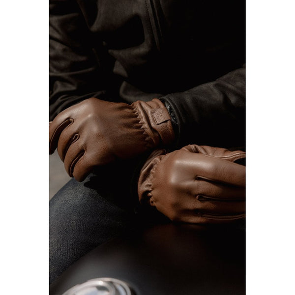 Motone SPIRIT Gloves - Brown - Large Size: Large