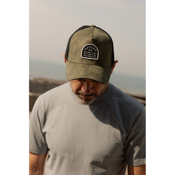 Motone SUEDEHEAD Trucker Cap - OLIVE