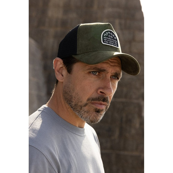 Motone SUEDEHEAD Trucker Cap - OLIVE