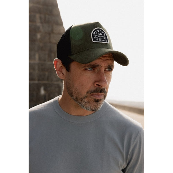 Motone SUEDEHEAD Trucker Cap - OLIVE