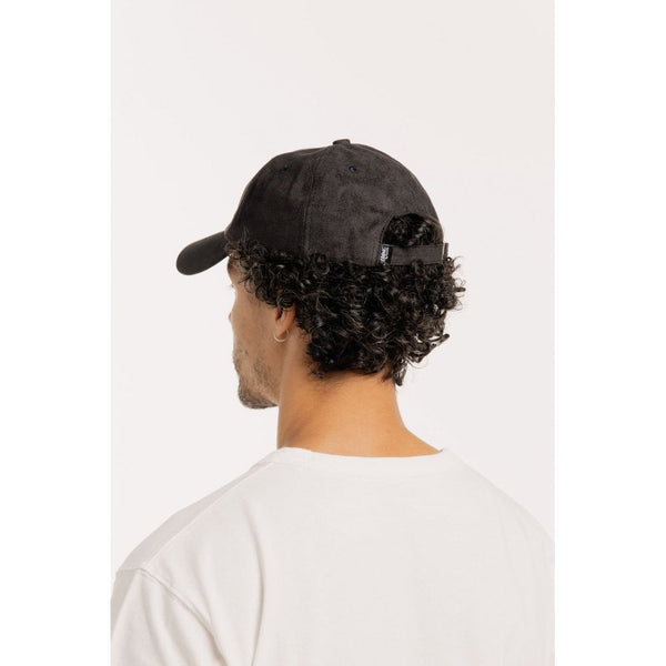 Motone SUEDESMOKER - 6-Panel Vintage Cap - Black Suede
