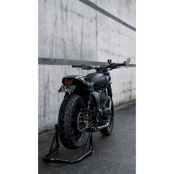 Motone GORT Tail Tidy LC Krackle Black Street Twin/T100/T120