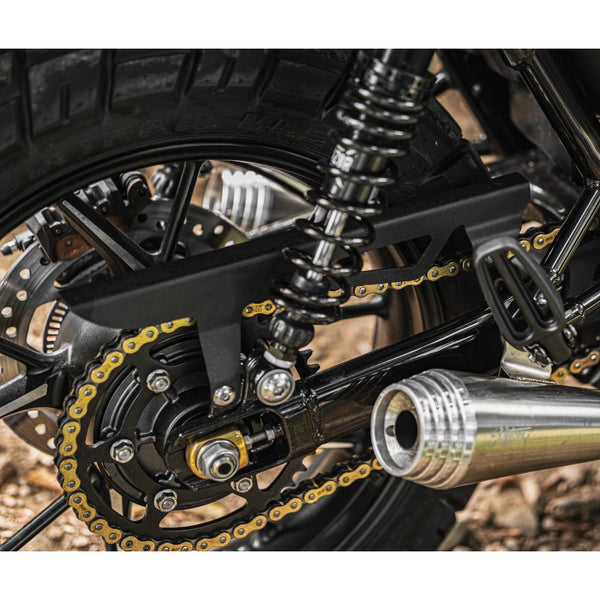 Motone Tanto Chain Guard - Wrinkle Black Finish