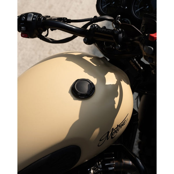 Motone TELSTAR Low Profile Gas Cap - BLACK