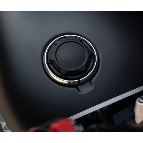 Motone TELSTAR Low Profile Gas Cap - BLACK