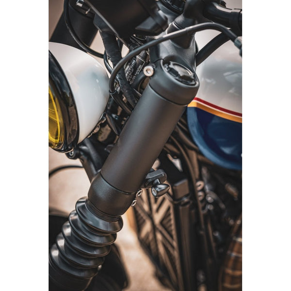 Motone The SPATZ - Fork Shroud/Indicator Brackets Triumph Bobber Speed