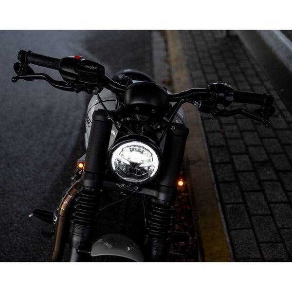 Motone The SPATZ - Fork Shroud/Indicator Brackets Triumph Bobber Speed