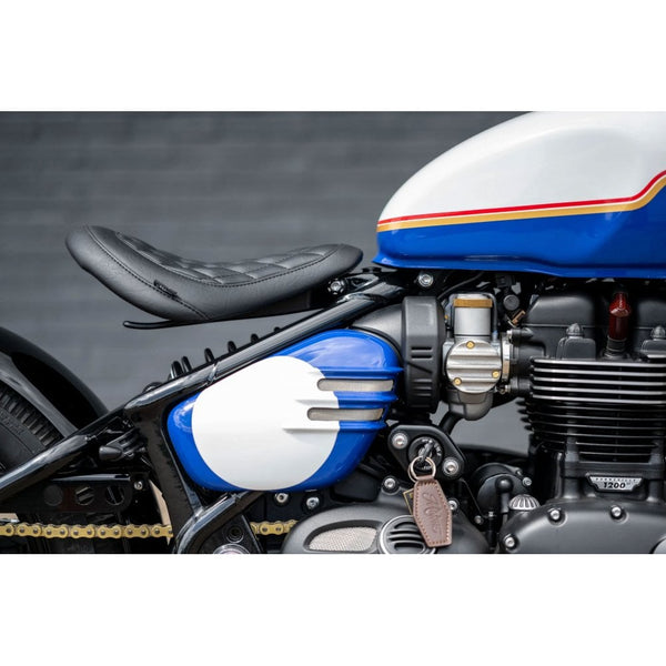 Motone Zephyr BOBBER/Thruxton Intake Covers -Black