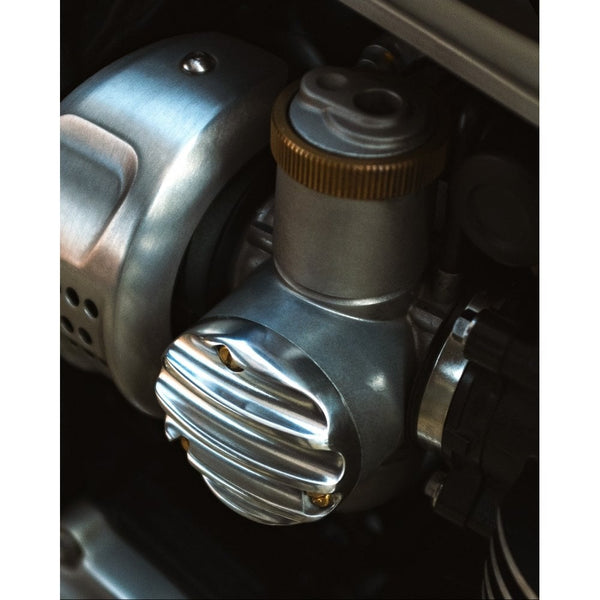Motone Carb Cover 1200 Ribbed Polished TPS