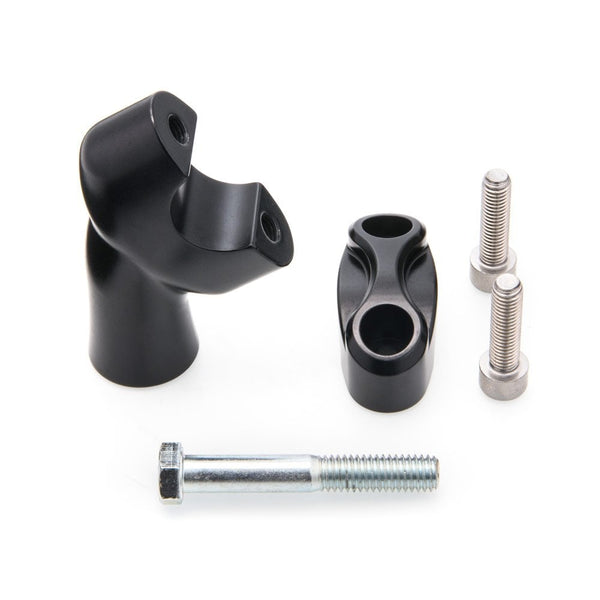 Motone Up-And-Over Riser Kit for 22mm Bars - Black