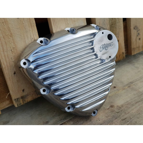 Motone Finned Timing/Stator Cover - Polish