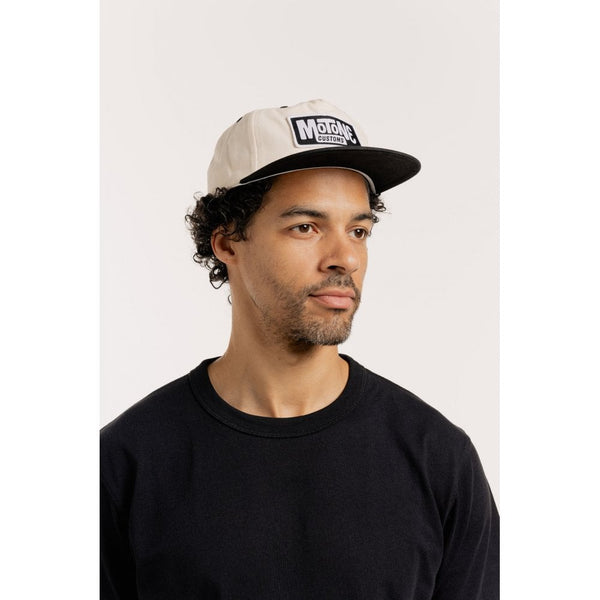 Motone WIDESLIDE Cap - Ecru/Black