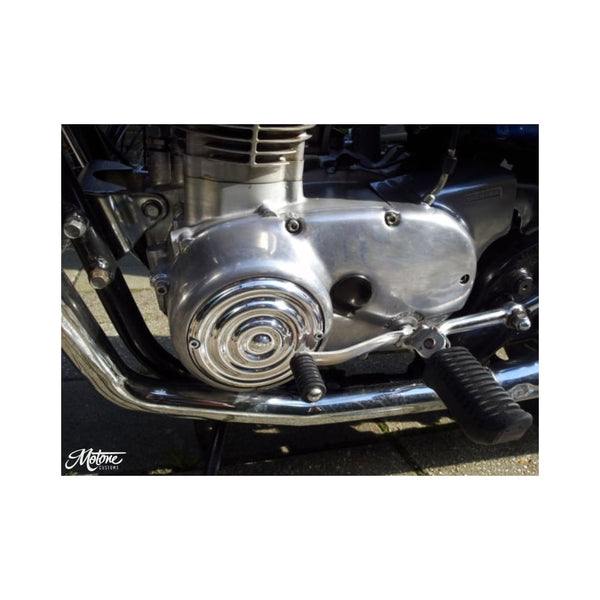 Motone MYamaha XS650 Alternator Cover - Rippled - Polish