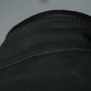 BYCITY Mens Belfast Green waxed cotton jacket