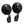 Motone 2x TURISMO Billet Mirror - Type S Stealth 80mm - PAIR