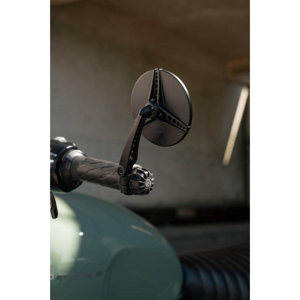Motone 2 x AERONAUT Billet Mirror - Type R Regular 100mm E-marked - PA