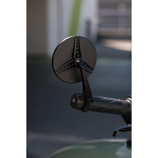 Motone 2 x AERONAUT Billet Mirror - Type R Regular 100mm E-marked - PA