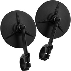 Motone 2 x TRILINE Billet Mirror - Type R Regular 100mm E-marked - PAI