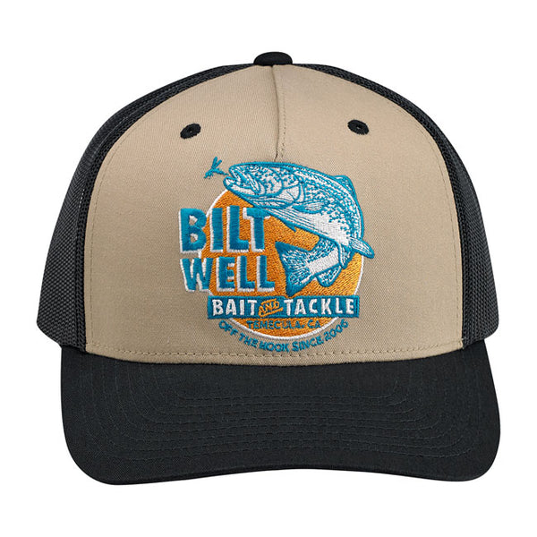 BILTWELL BAIT SNAPBACK CAP BLACK/BEIGE/AQUA