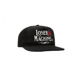 LOSER MACHINE ENDLESS SNAPBACK CAP BLACK