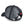 LUCKY 13 PIRATE SKULL TRUCKER HAT BLACK
