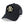 LUCKY 13 PIRATE SKULL TRUCKER HAT BLACK