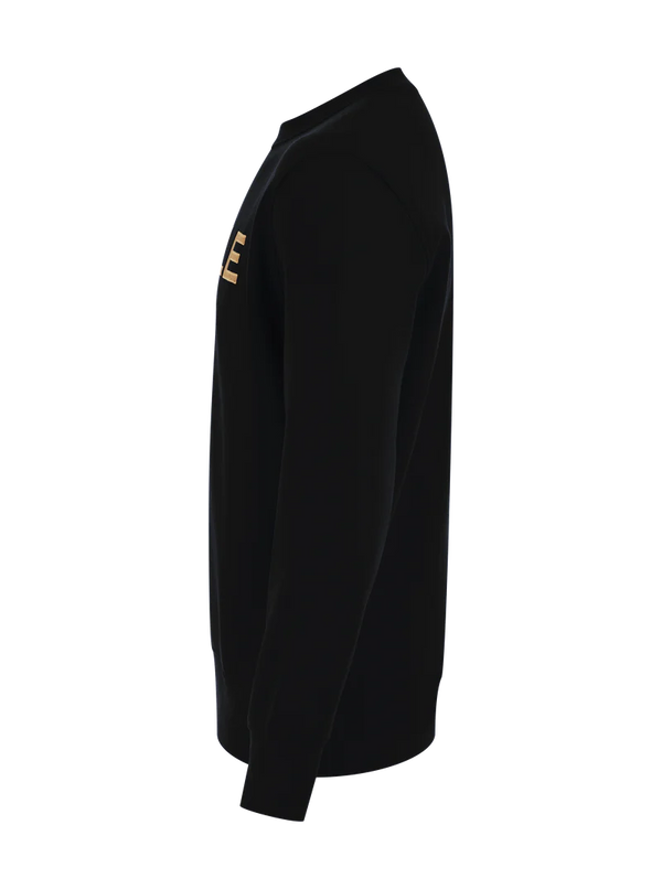 Crule Relaxed Sweatshirt - Black/Gold