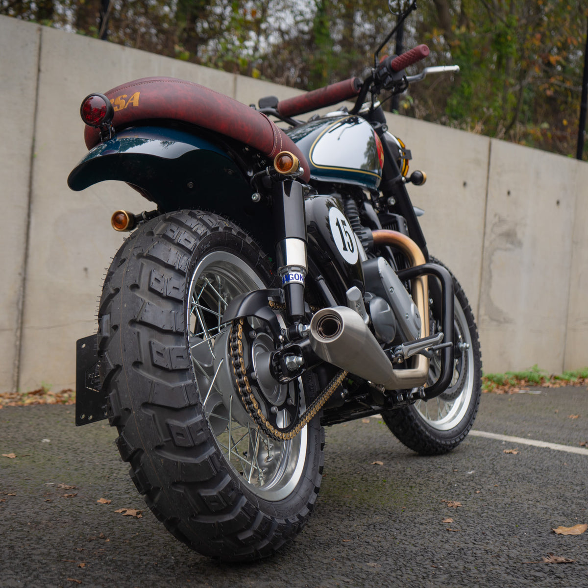 POULSON Adapted TEC Rocker Exhaust - BSA Gold Star – Poulson Creative ...