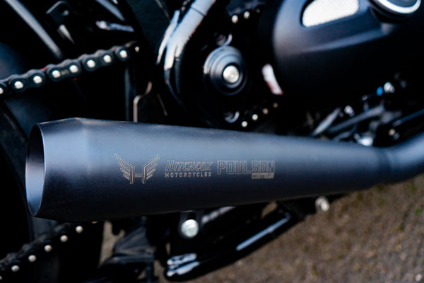 Triumph Bobber - WIDE WHEEL -  Mustang Silver