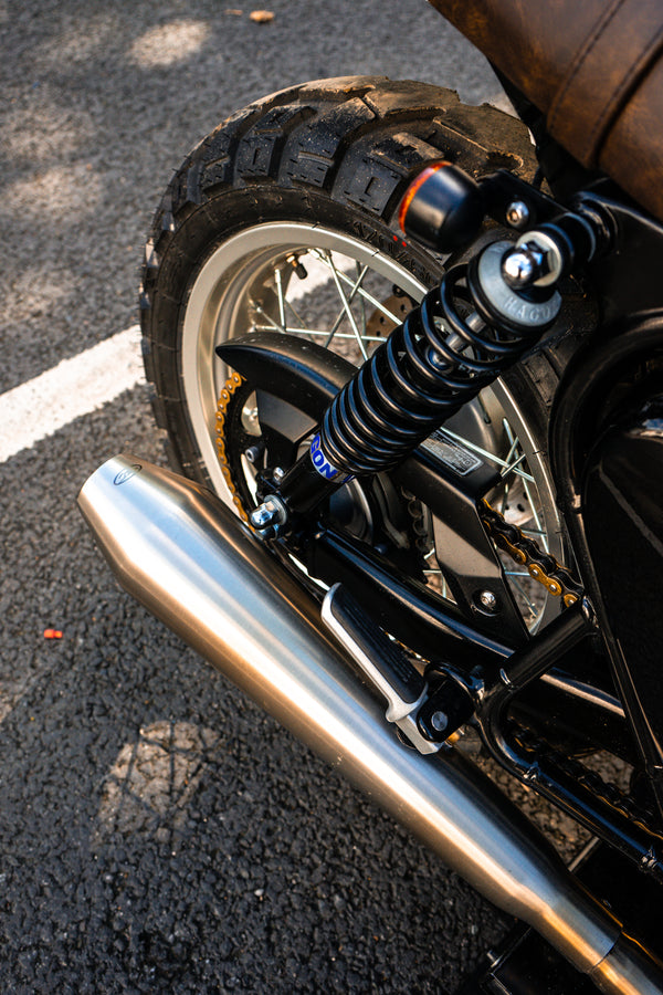POULSON Rear indicator relocation brackets - BSA Gold Star