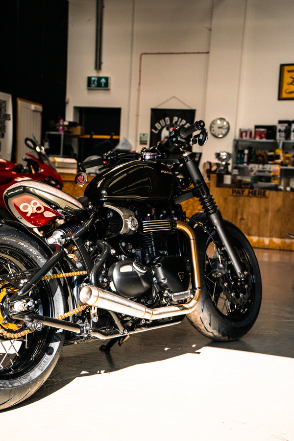 'The British Bobber' Full wide wheel custom