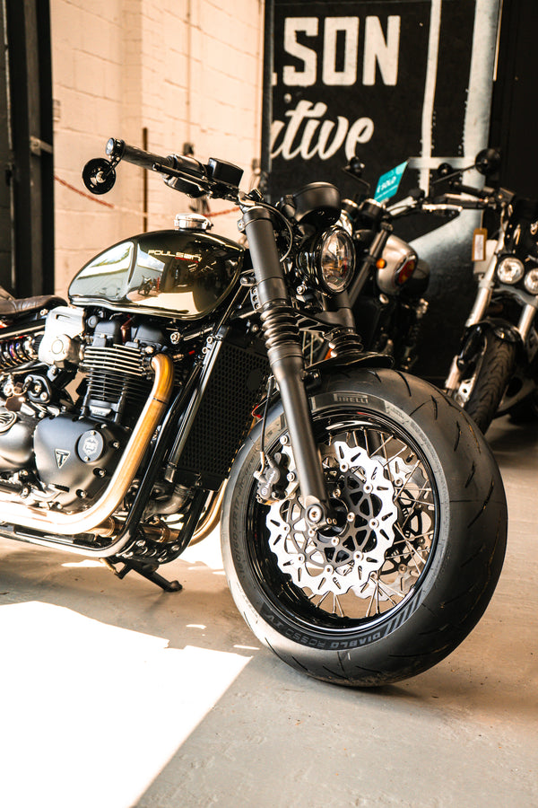 'The British Bobber' Full wide wheel custom