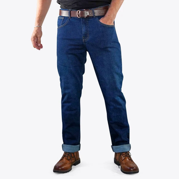 Crule Moto Armoured Denim Riding Jeans AA - Indigo