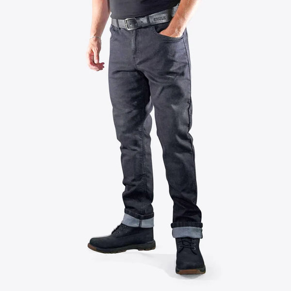 Crule Moto Armoured Denim Riding Jeans AA - Indigo