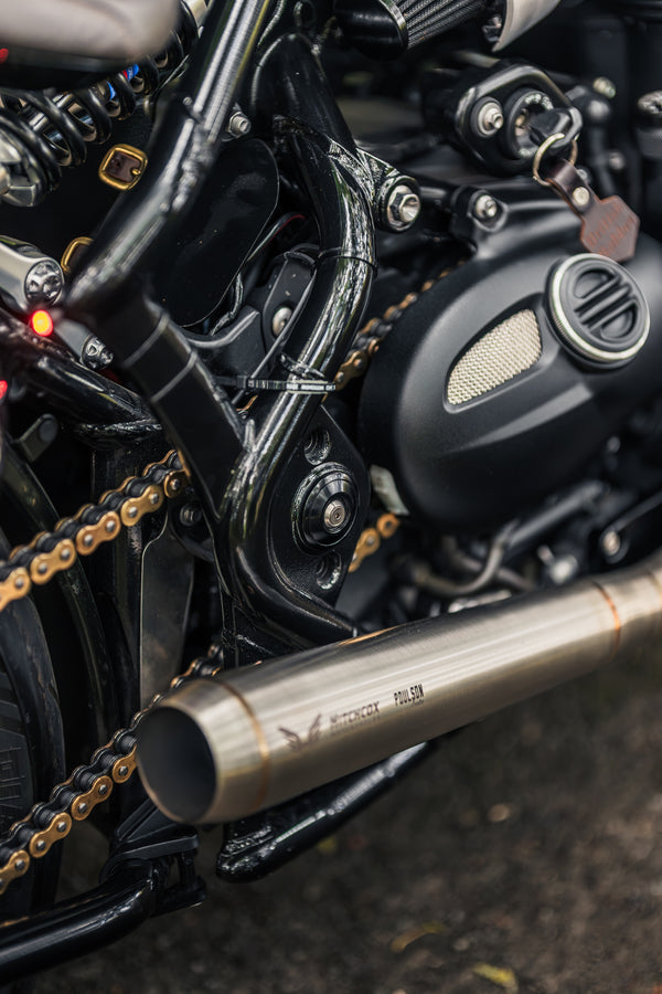 'The British Bobber' Full wide wheel custom