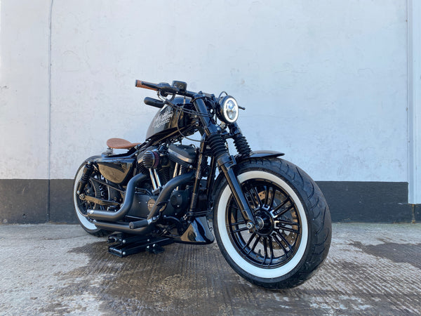 Classic Black with white walls