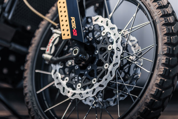 Poulson custom Fork covers to fit Triumph as seen on the 'Jackal'