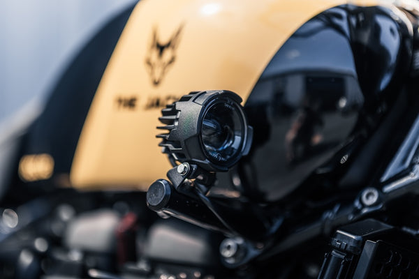 Poulson custom Fork covers to fit Triumph as seen on the 'Jackal'