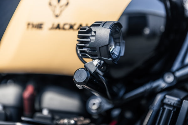 Poulson custom Fork covers to fit Triumph as seen on the 'Jackal'